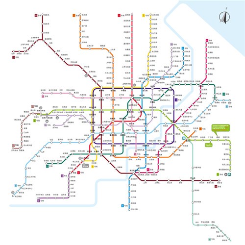 上海地铁线路图最新