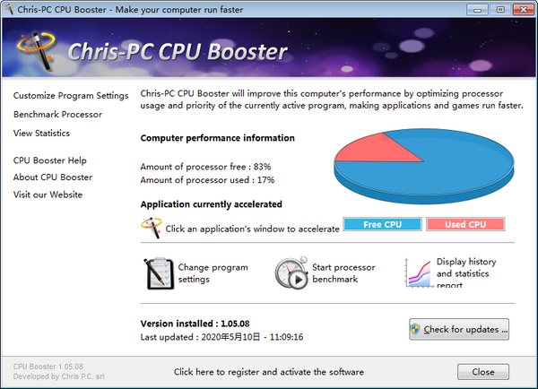 Chris-PC CPU Booster(CPU优化软件)