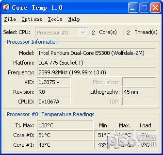 Core Temp中文版