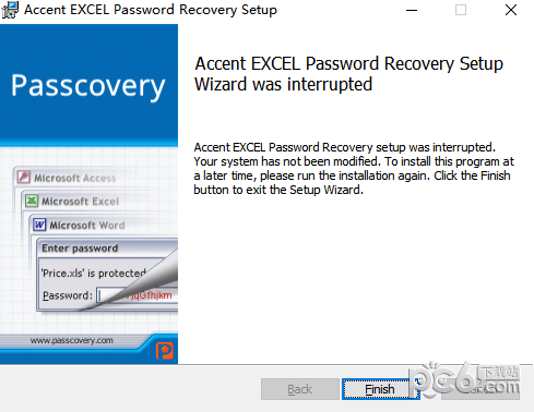 Accent Excel Password Recovery