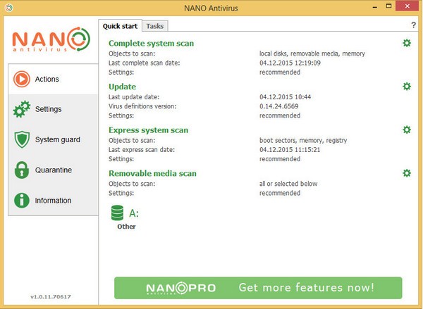 NANO AntiVirus(杀毒软件)